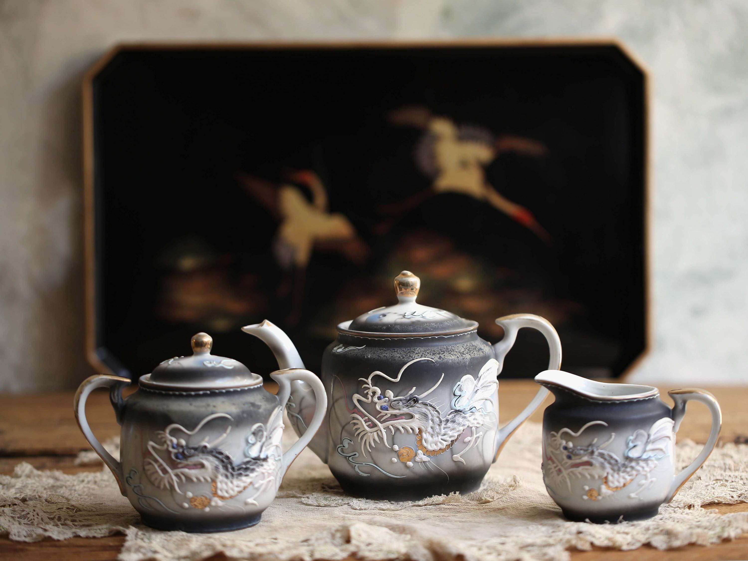Lithophane dragon geisha - Etsy 日本