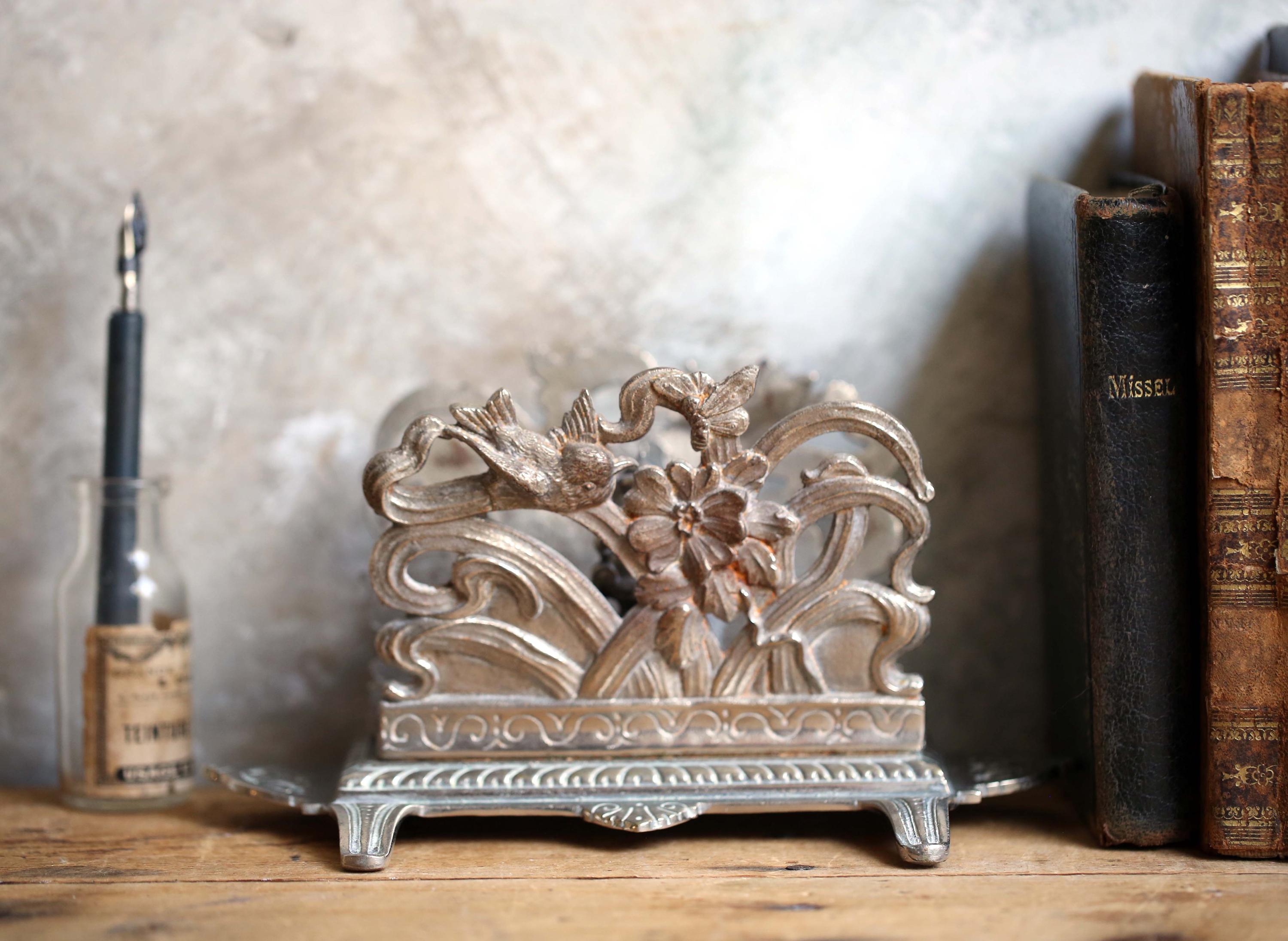 French Letter Rack Antique Letter Rack Art Nouveau French Paper Holder Desk Ornament - Etsy