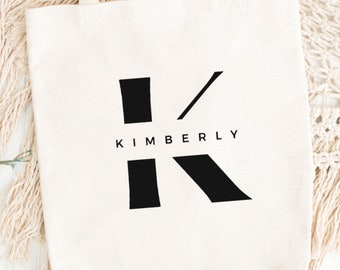 Personalized tote bags for women | Bridesmaid tote bag | Cute canvas tote bag