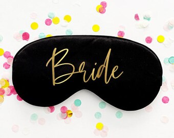 Bachelorette Party Favors | Bride eye mask | Hangover kit