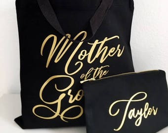 Mother of the Groom gifts - Gold foil - Mother of the Groom - Tote