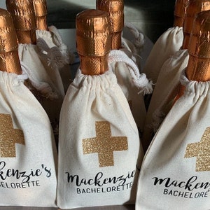Glitter Cross Bachelorette Party Favors | Hangover Kit | Survival Kit | Recovery Kit
