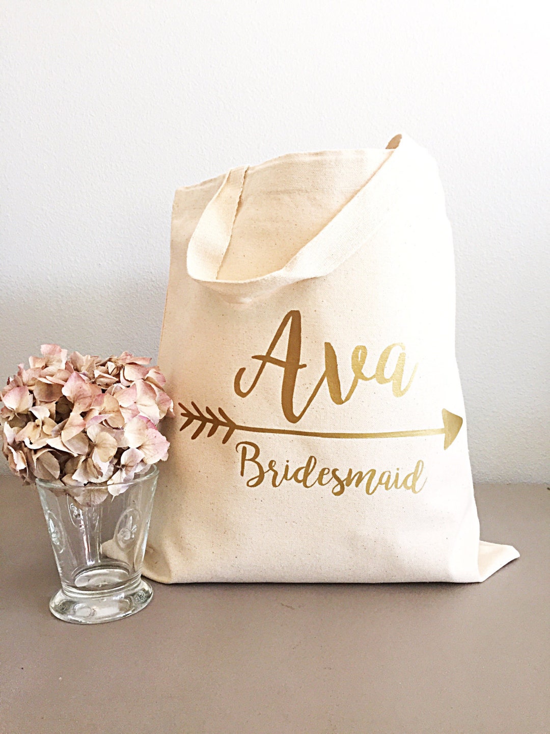 Personalized Tote Bags for Women Gold Personalized Tote - Etsy