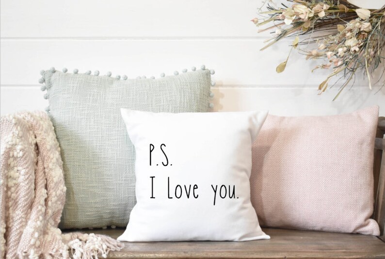 Farmhouse valentines day decor 18x 18 20x20 Pillow cover Etsy