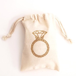 Bridal Shower Favors Glitter Diamond Ring Bridal Shower Decorations