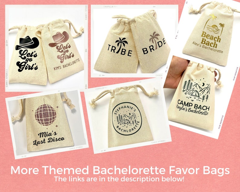 Bachelorette Favors Personalized Hangover Kit Bags for Bachelorette Party Favors Bachelorette Party Decorations image 10