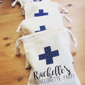 Bachelorette Favors Personalized Hangover Kit Bags for Bachelorette Party Favors Bachelorette Party Decorations zdjęcie 7