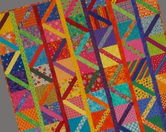 Scrappy Pdf Quilt Pattern-to and Fro Scrappy Quilt