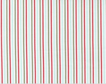 Christmas Morning Yuletide Stripe fabric #5148-11 by Lella Boutique for Moda Fabric