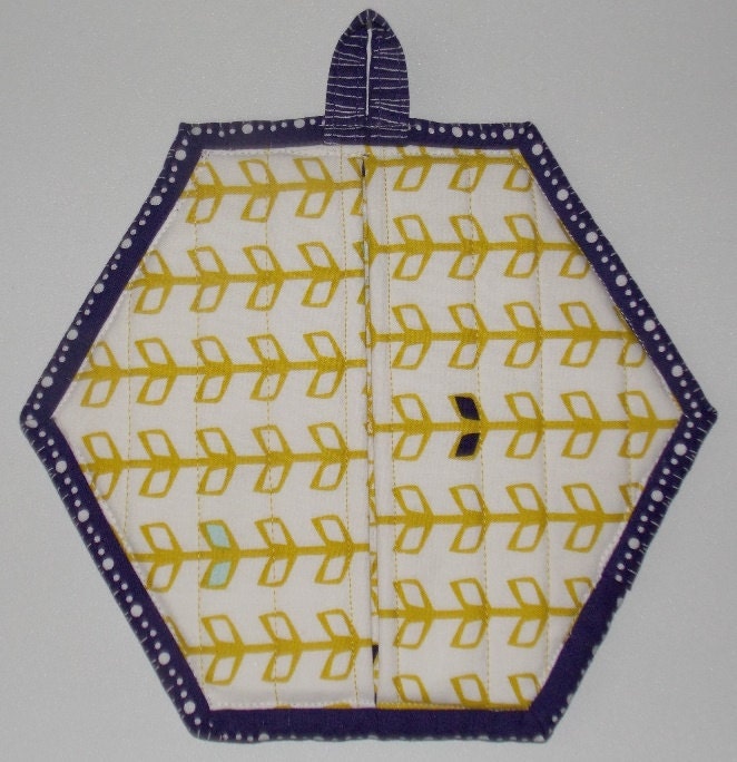 Hexagon Pinwheel Potholder & Coaster PDF Pattern: Foundation Paper ...