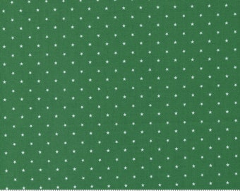 Twinkle Evergreen stars fabric #24106-57 by April Rosenthal of Prairie Grass Patterns for Moda Fabric