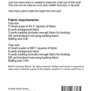 Modern Charm downloadable pdf quilt pattern image 2