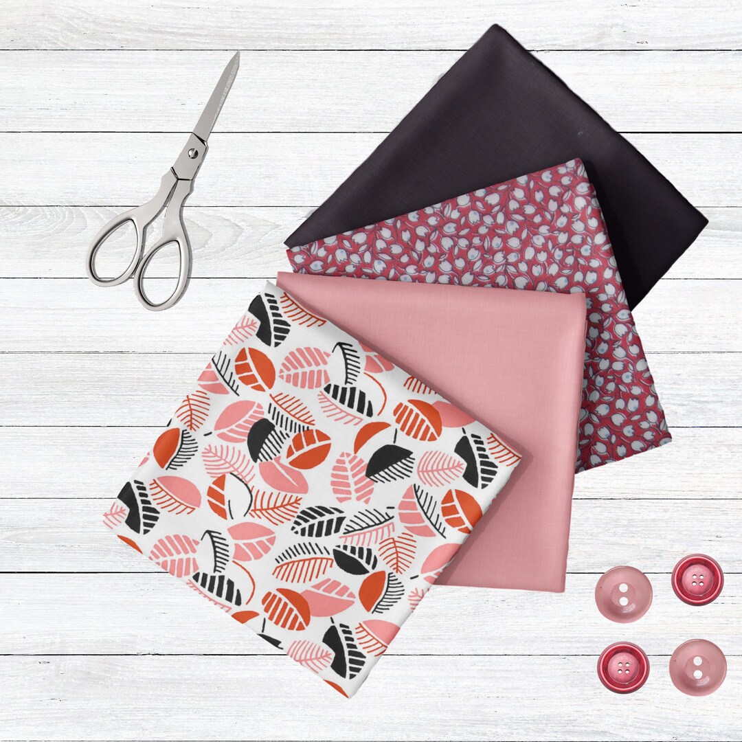 Fat Quarter Bundle Fabric Curated Bundle Coordinating Fabric Stash ...