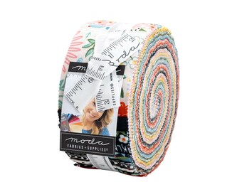 Frankie fabric jelly roll by Basic Grey for Moda Fabric-40 strips