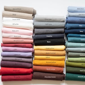 Campioni di colore di lino