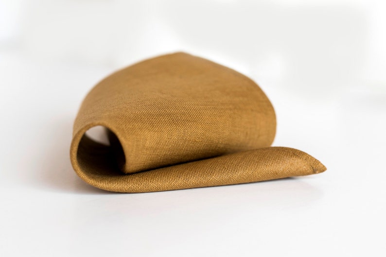 Pocket Square Dusty Mustard Unisex Fashion Accessory - Etsy