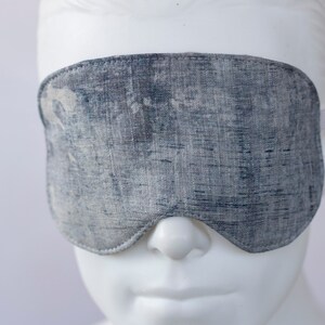 Wabi sabi sleep mask Eye mask Reversible sleep mask Linen eye mask Slumber mask image 4