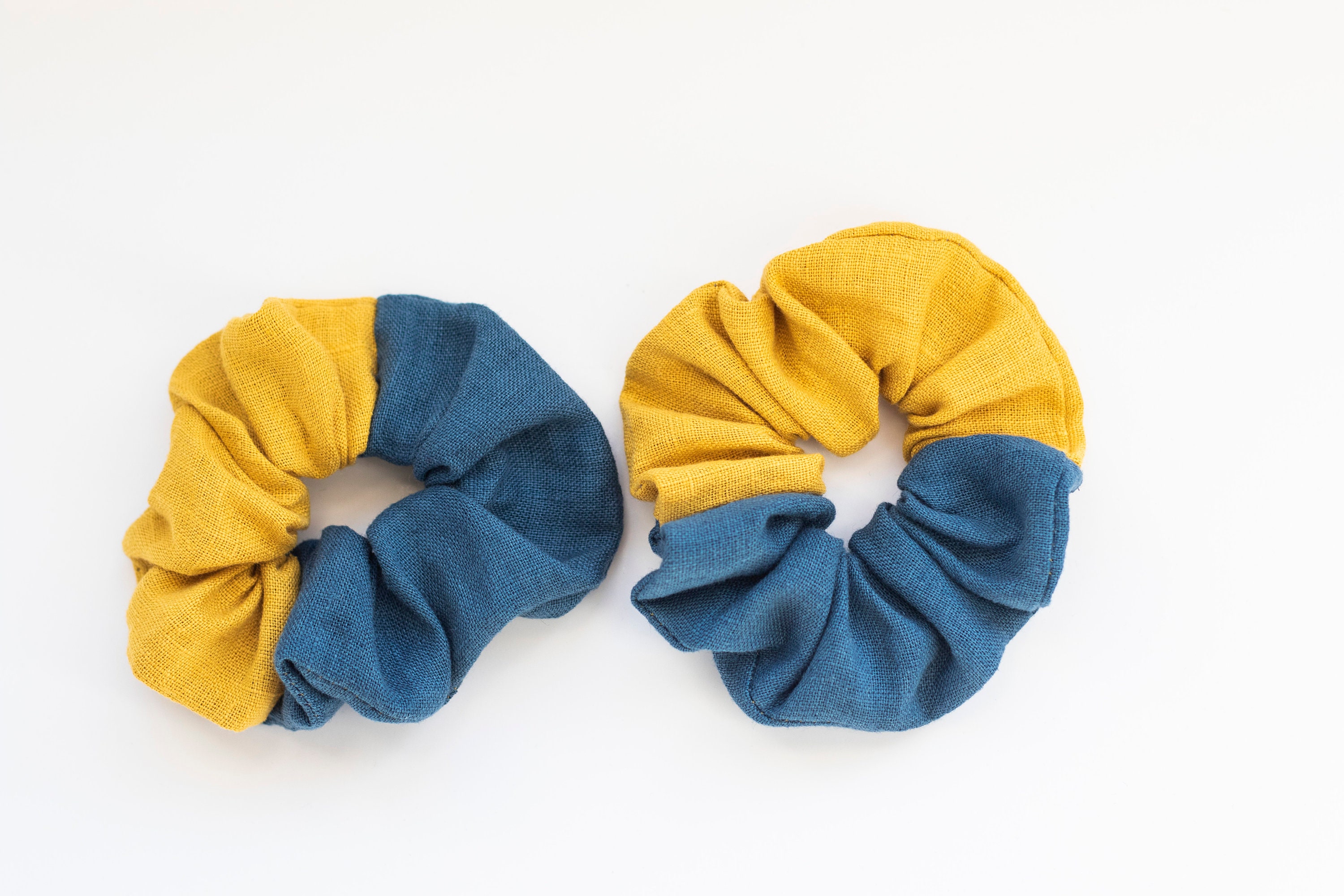 Azul amarillo scrunchie Ucrania atributo Dos Soporte - España