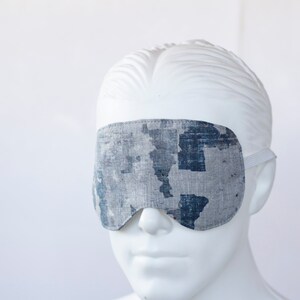 Wabi sabi sleep mask Eye mask Reversible sleep mask Linen eye mask Slumber mask image 2