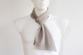 Handmade Natural Linen Ascot Tie, Mens Scarf, Unisex Accessory, Skinny scarves