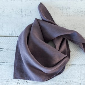 Light purple linen adult headwrap, woman bandana, headwrap, androgynous clothing accessory, men bandana, boho head wrap