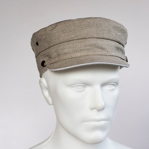 Gorra de verano retro de lino unisex Gorra Newsboy