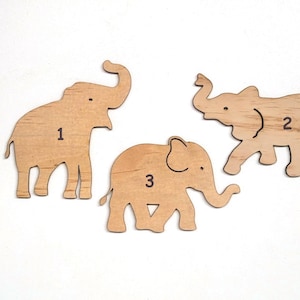 Elephant ornament Personalized Engraved Wood Bama fan gift | sorority hang tag | University of Alabama or Republican wooden custom Elephants