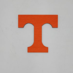Tennessee logo | UT Vols University of TN college football fan gift | painted or unfinished laser cut wood | DIY craft-wreath-cake topper