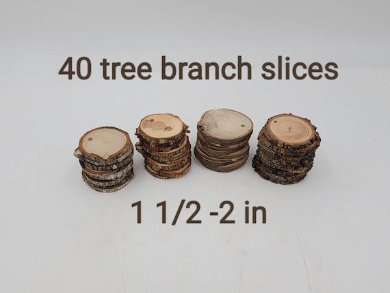 Wooden gift tags | tree branch slice key chain favors | wood round slices | rustic  labels | name tag | shadowbox messages | DIY ornaments