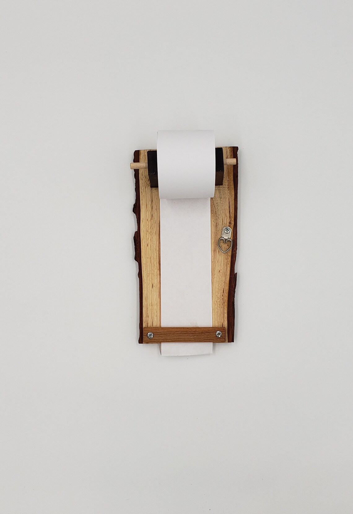 Wooden Memo notepad holder honey TO DO shopping Etsy