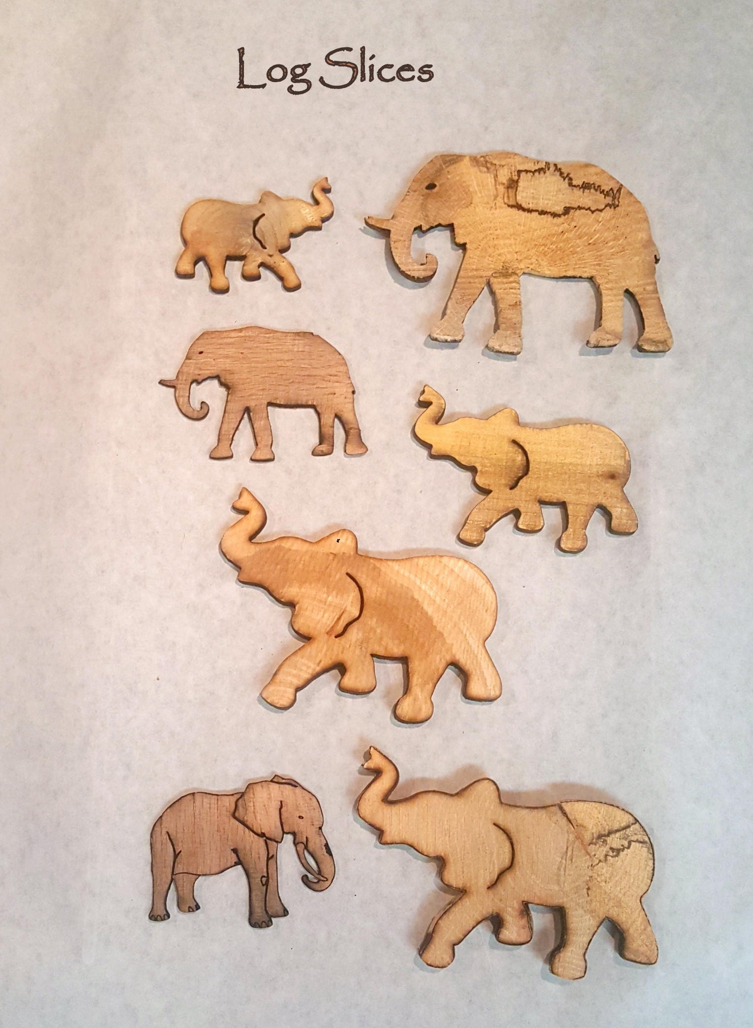 Framing Home & Hobby Wooden Elephant laser cut out Alabama fan DIY