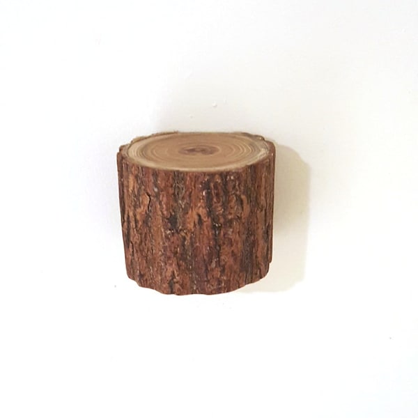 Mini applique murale en bois flottant Live edge | Étagères à bougies d'intérieur rustiques | appliques photo en bois de tranche d'arbre | petits supports pour étagères