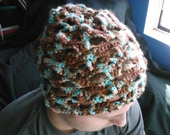 Crocheted skull cap
