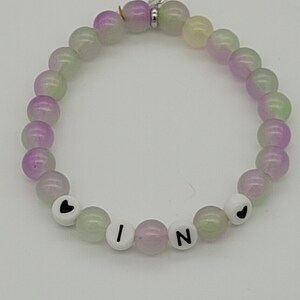8mm Stone Kpop Themed Bracelet