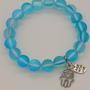 10mm Glass Beaded Bracelet