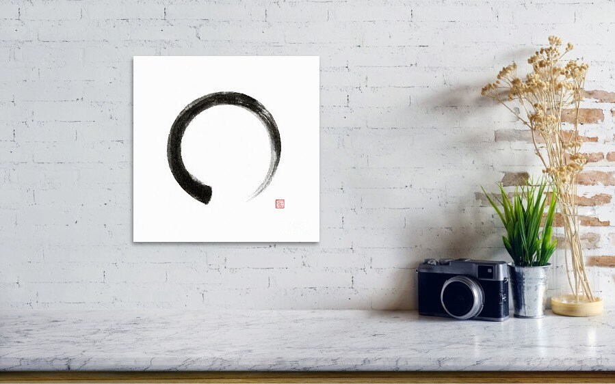 Art Print Ensō Circle Enso Circle Painting Zen Painting - Etsy