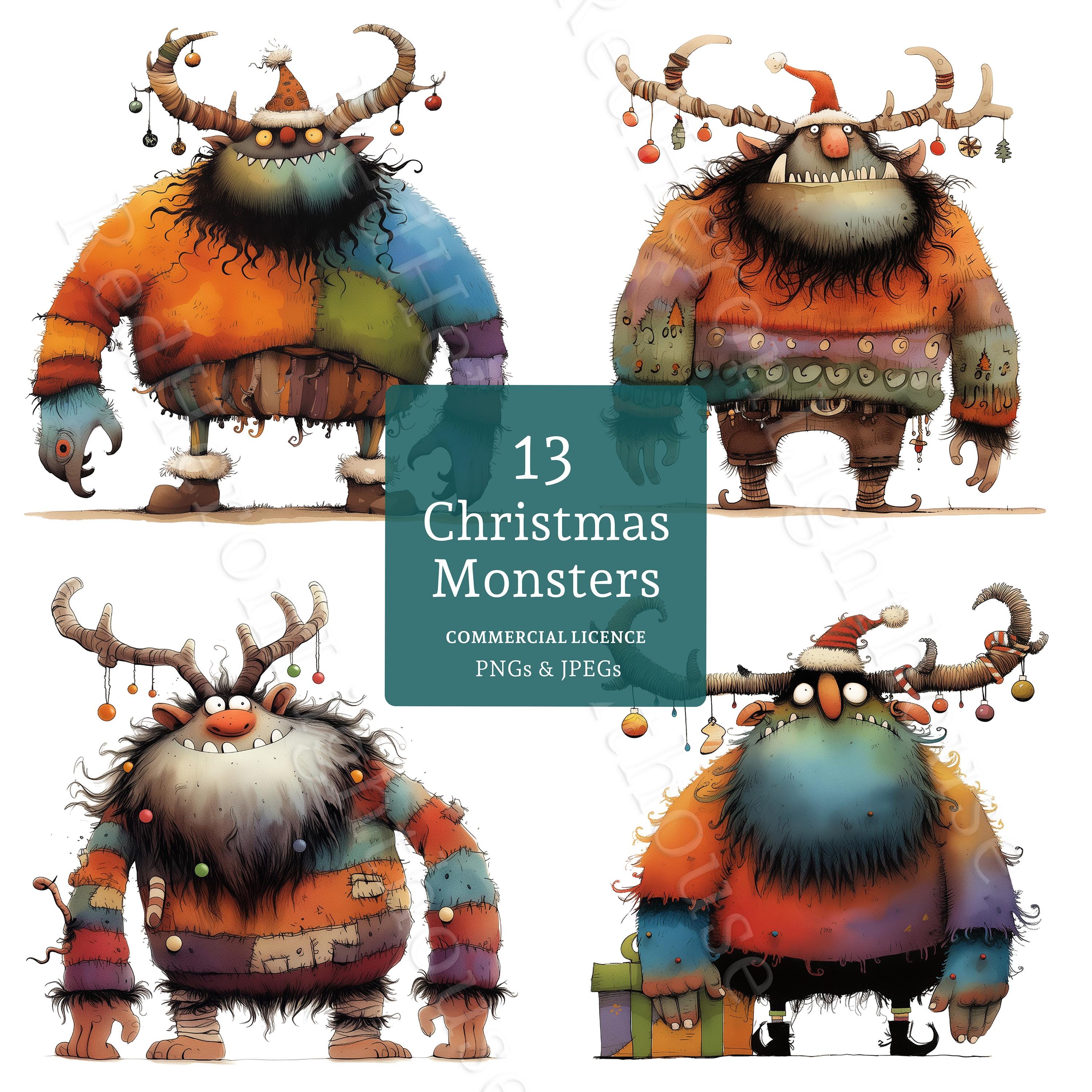 Troll Christmas Card - Etsy