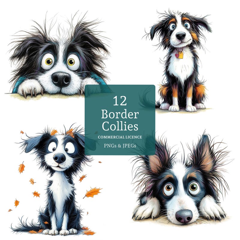 Haarspange collie - Etsy.de