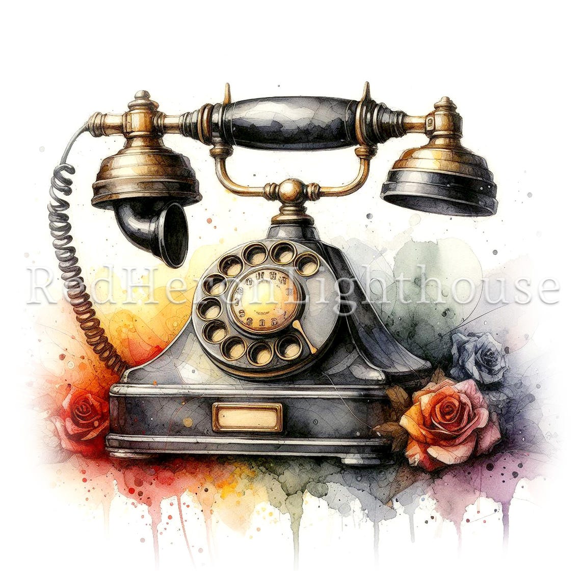vintage-telephone-clipart-watercolour-victorian-antique-printable-12