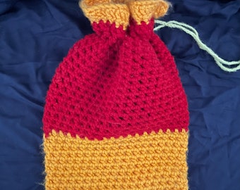 Fiery Crochet Bag