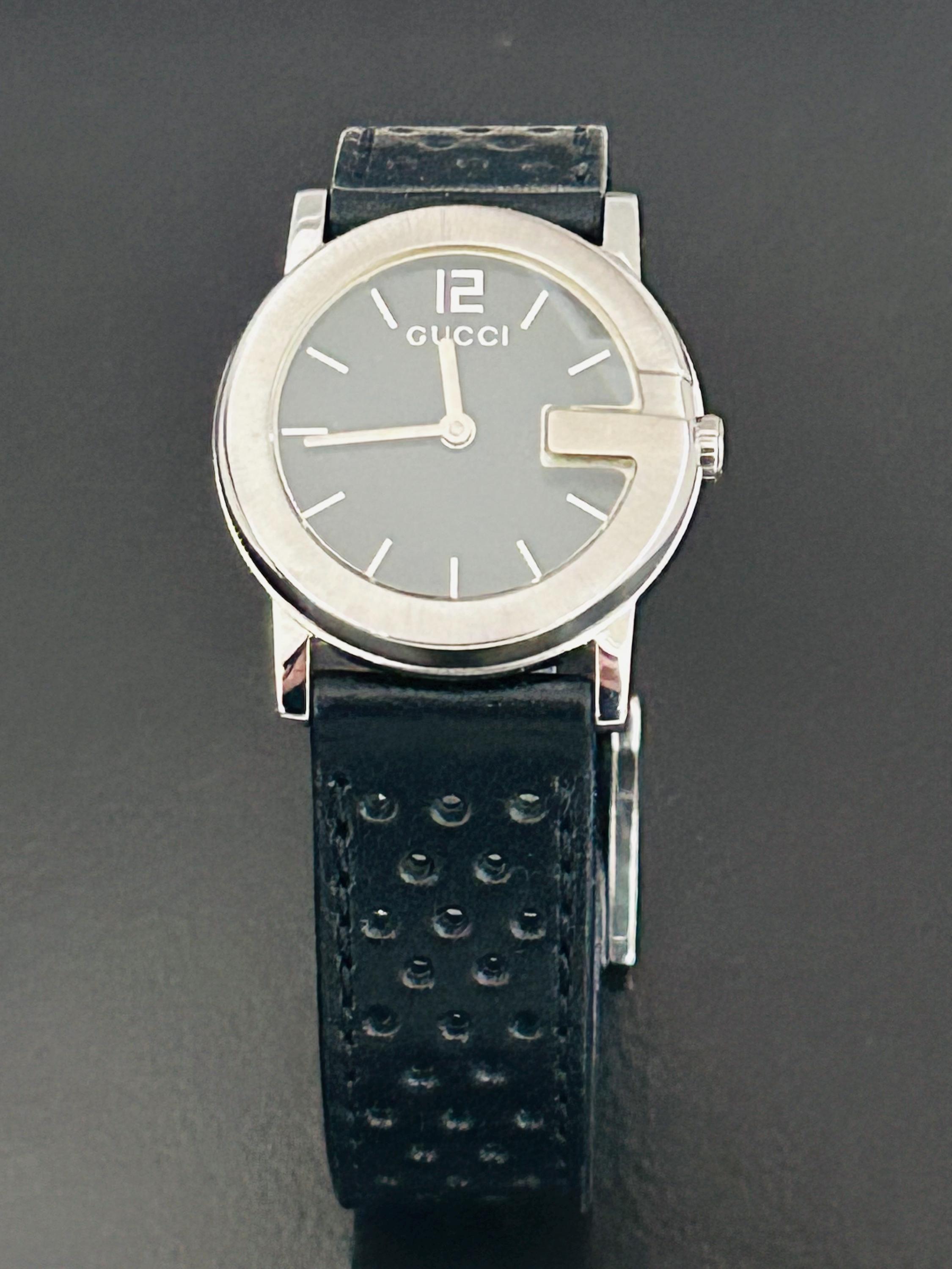 Silver Gucci Bezel Watch - Etsy