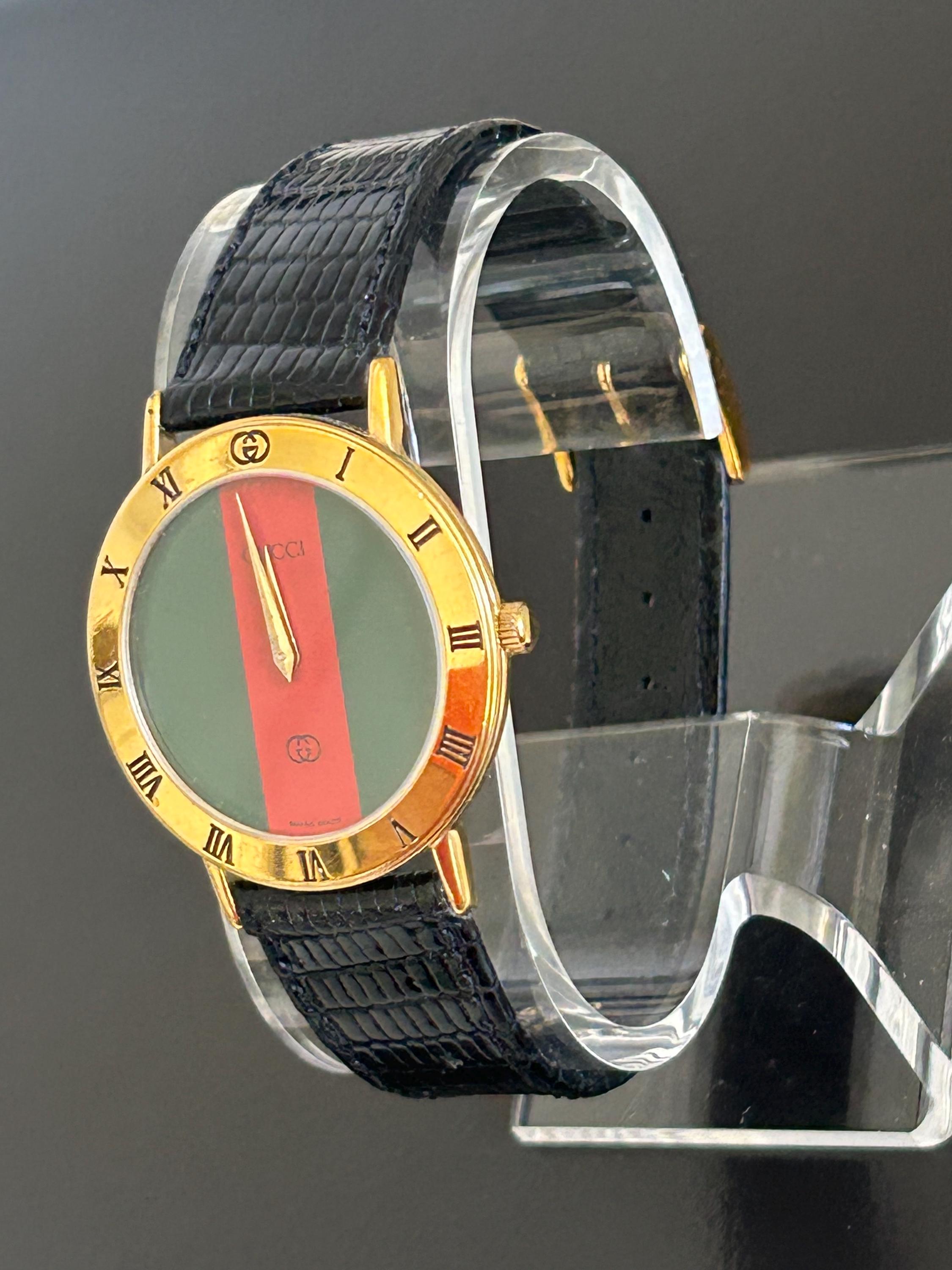 vintage Gucci watch. No papers. it is in fair/good condition. Gucci Watch in Pretty Good Condition. Works No Issue. - Etsy main image 4