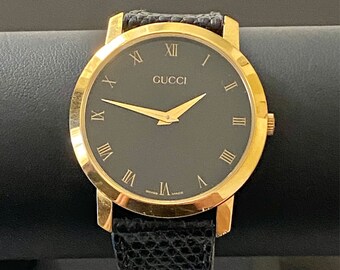 Vintage Gucci 3400M Series Mens Watch W 
