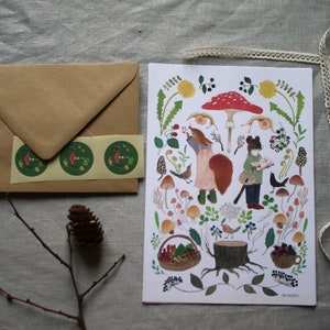 Set d'écriture de lettres, set de lettres forêt, set de lettres illustrés, set d'écriture de lettres nature, set d'écriture de lettres respectueux de l'environnement