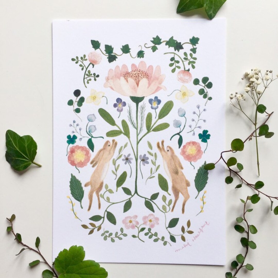 LURENCZH Quadro Su Tela Con Corgi – Stampa Artistica Ad Acquerello Per Cameretta Bambini – Con Cornice, 3 Pezzi