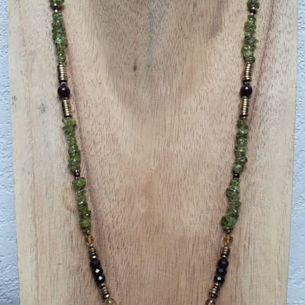 Collier gemmes / Peridot necklace
