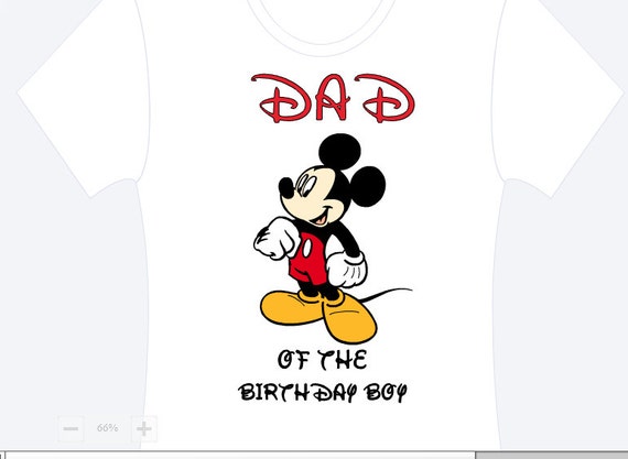 mom and dad mickey mouse birthday shirts