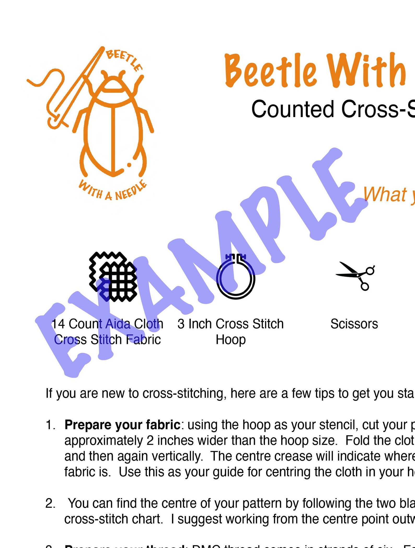 Snowman Cross Stitch Pattern – Mini Holiday Ornament (PDF Pattern, 3 ...