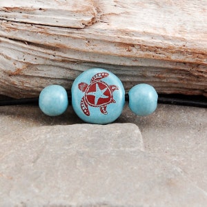 Ceramic Starfish Sea Turtle Bead Set, ceramic components, ceramic charms, jewelry making,  jewelry components