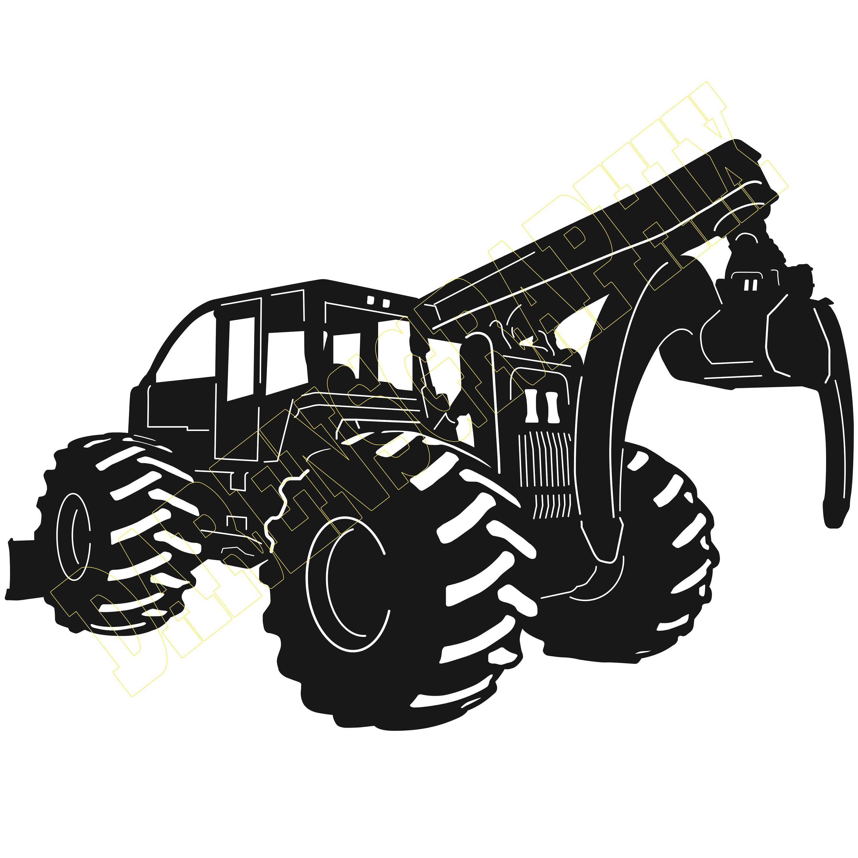 Logging Equipment Clipart
